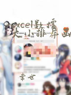 excel数据大小排序函数