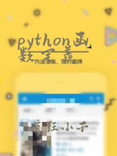 python函数定义