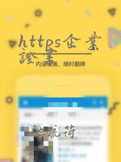 https企业证书