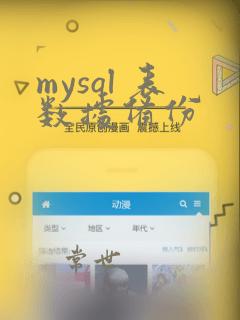 mysql 表数据备份