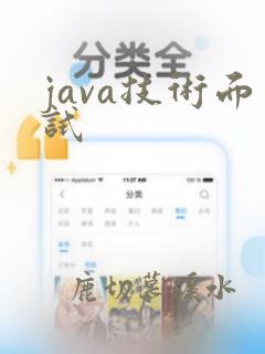 java技术面试