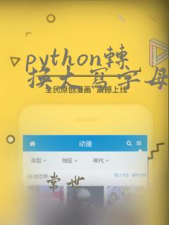 python转换大写字母的函数