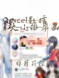 excel数据大小排序函数