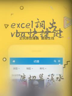 excel调出vba快捷键