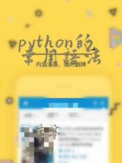 python的常用语法