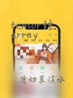 tensor转array