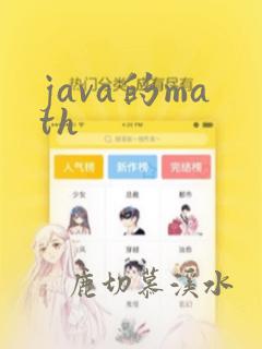 java的math