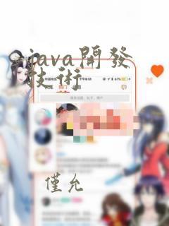 java开发 技术
