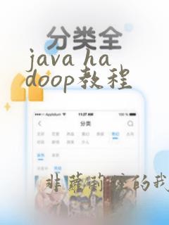 java hadoop教程