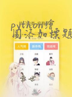 python绘图添加标题