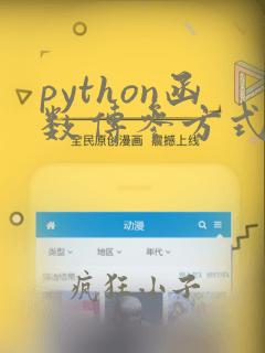 python函数传参方式