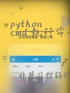 python cmd 执行命令