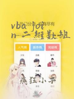 vba join 二维数组