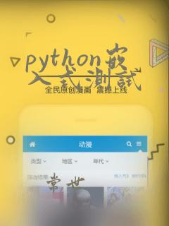 python嵌入式测试