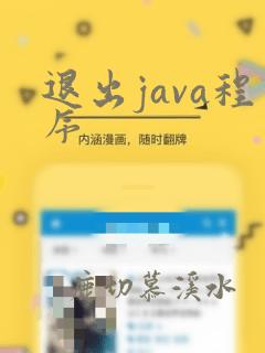 退出java程序
