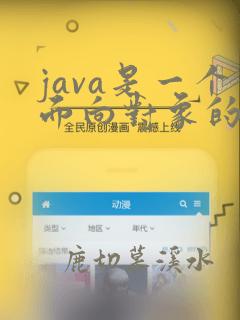 java是一个面向对象的程序设计语言