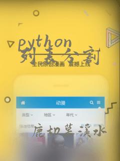 python 列表分割