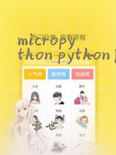 micropython python区别