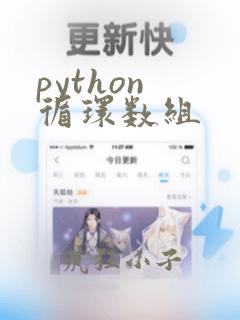 python 循环数组