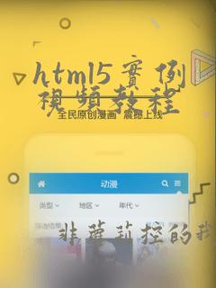 html5实例视频教程