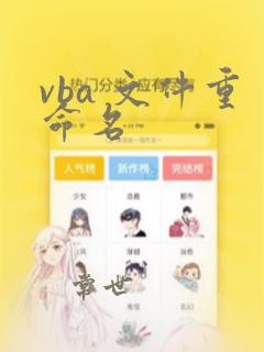 vba 文件重命名
