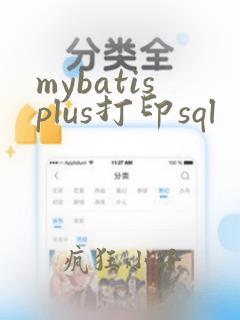 mybatisplus打印sql