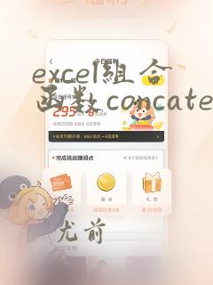 excel组合函数concatenate
