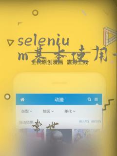 selenium基本使用方法