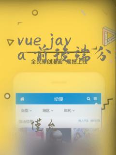 vue java 前后端分离