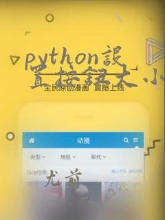 python设置按钮大小