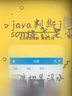 java判断json格式是否合法