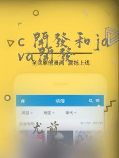 c 开发和java开发