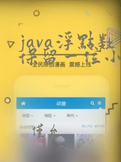 java浮点数保留一位小数