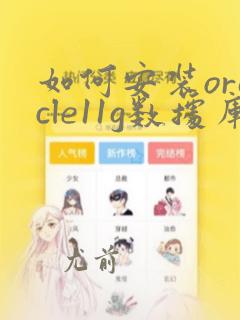 如何安装oracle11g数据库