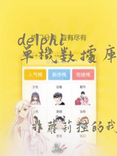 delphi 单机数据库