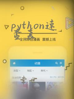 python速查表