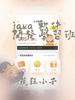 java 软件开发学习班
