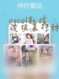 excel数据透视表行转列