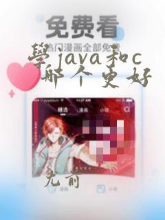 学java和c 哪个更好
