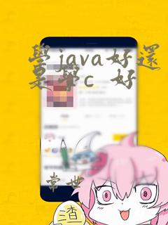 学java好还是学c 好