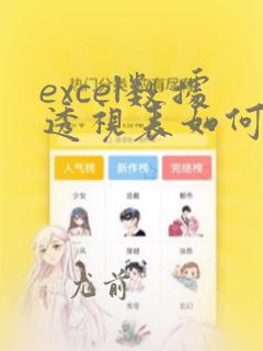 excel数据透视表如何计数
