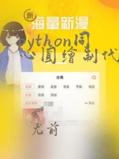 python同心圆绘制代码