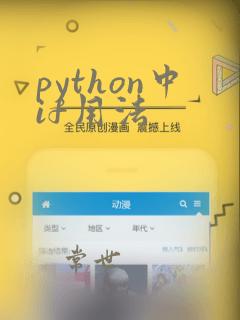 python中if用法
