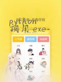 python 调用 exe