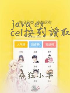 java excel按列读取