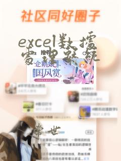 excel数据处理系统