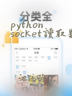 python socket读取数据