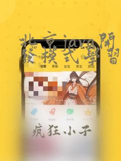 北京java开发模式学习