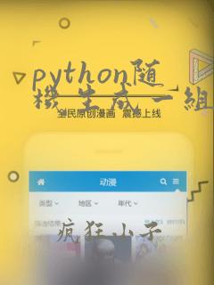 python随机生成一组数据