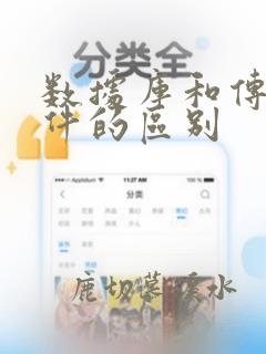 数据库和传统文件的区别